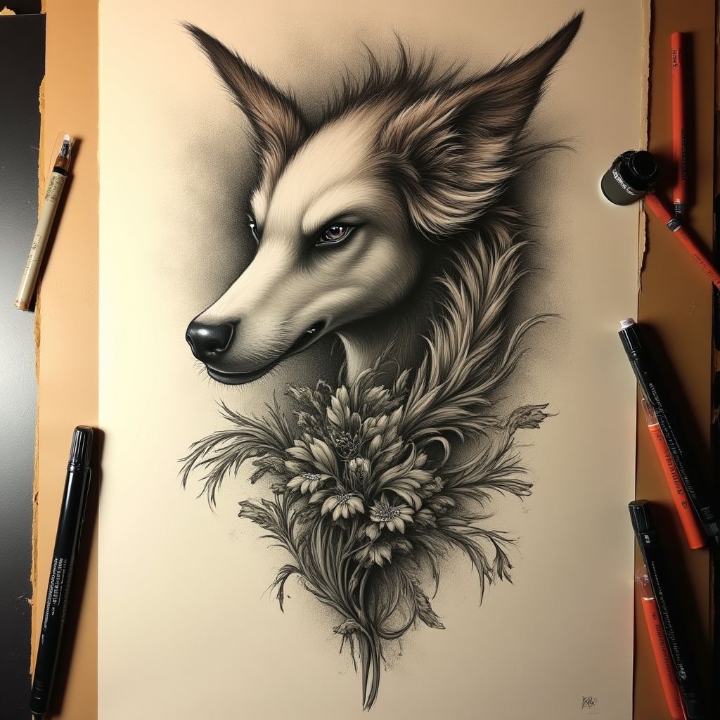 Proceso de diseño de un tatuaje personalizado