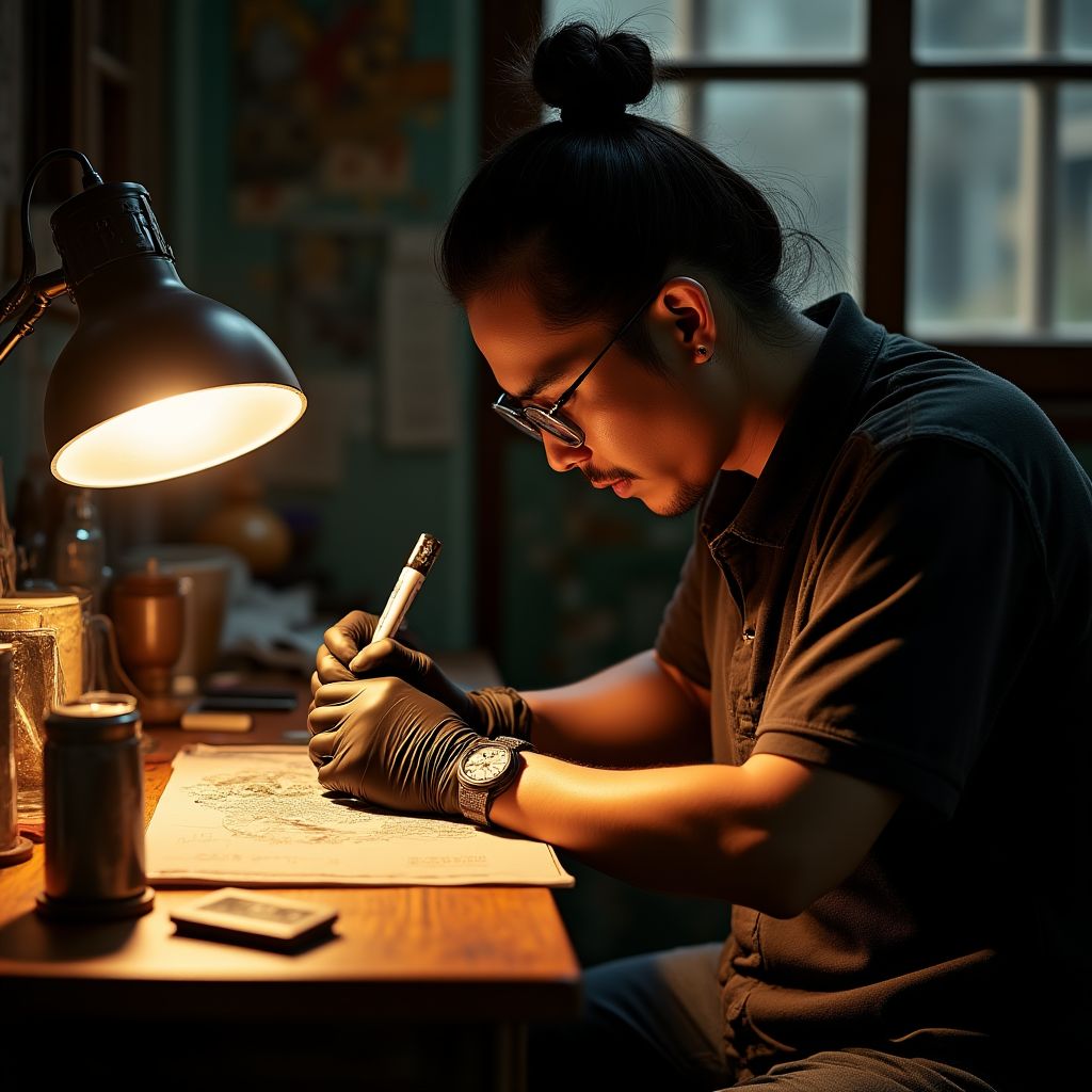 Artista internacional visitando KOMORA